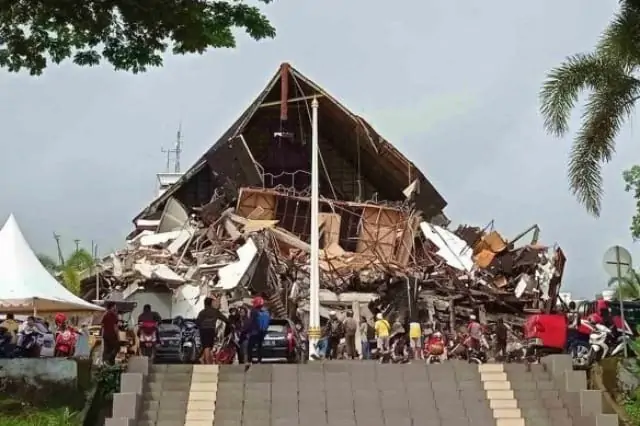 Kantor Gubernur Majene jadi Korban Gempa