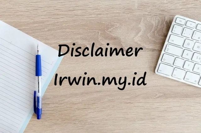 Disclaimer irwin.my.id