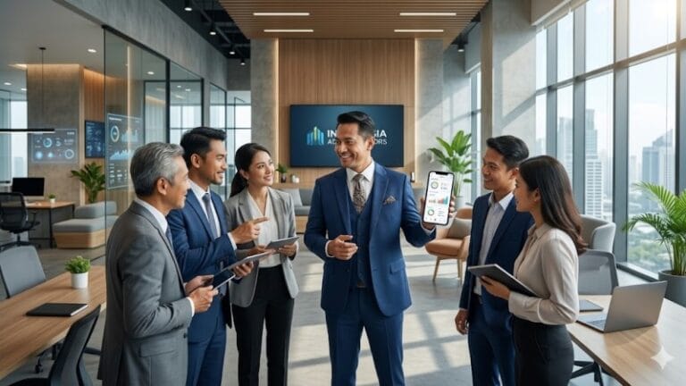Rapat implementasi asset management aset digital untuk operasional perusahaan.